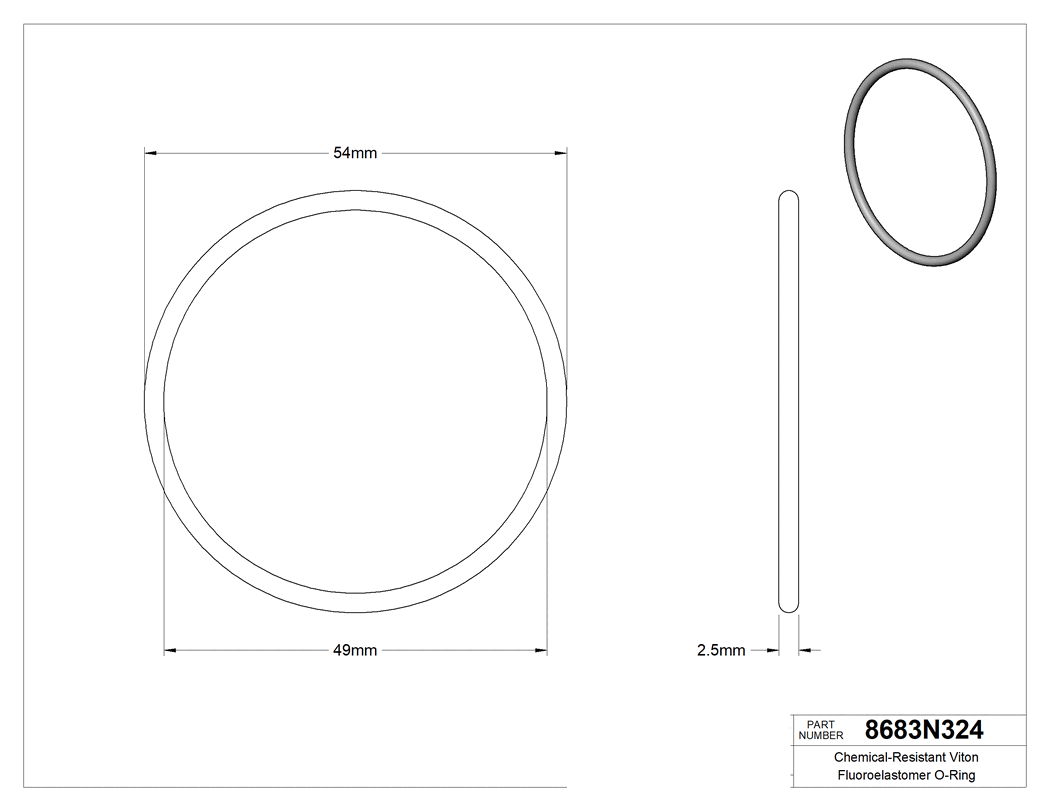 Technical drawing - 8683N324